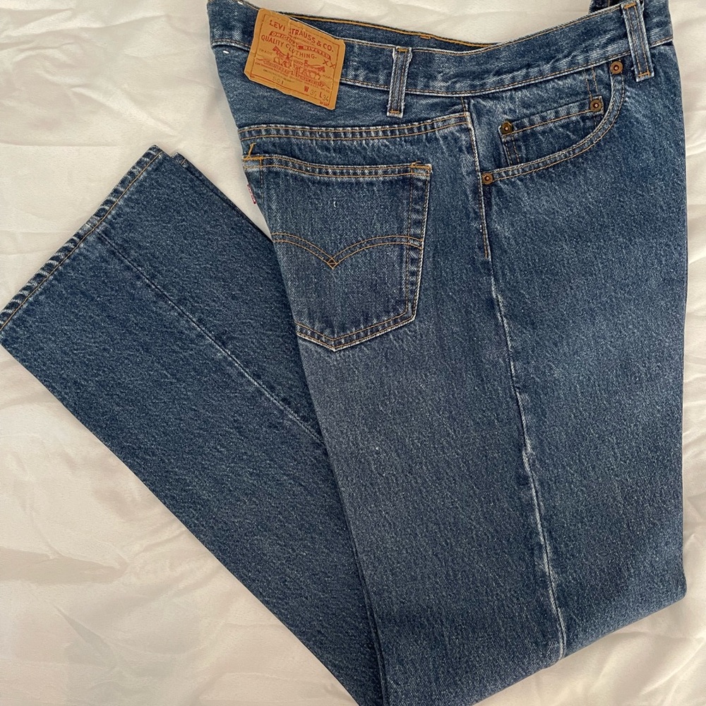 Levi’s 501 Button Fly Blue Jeans W36xL34 Made in the USA